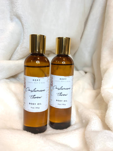 Cashmere Throw Body Oil